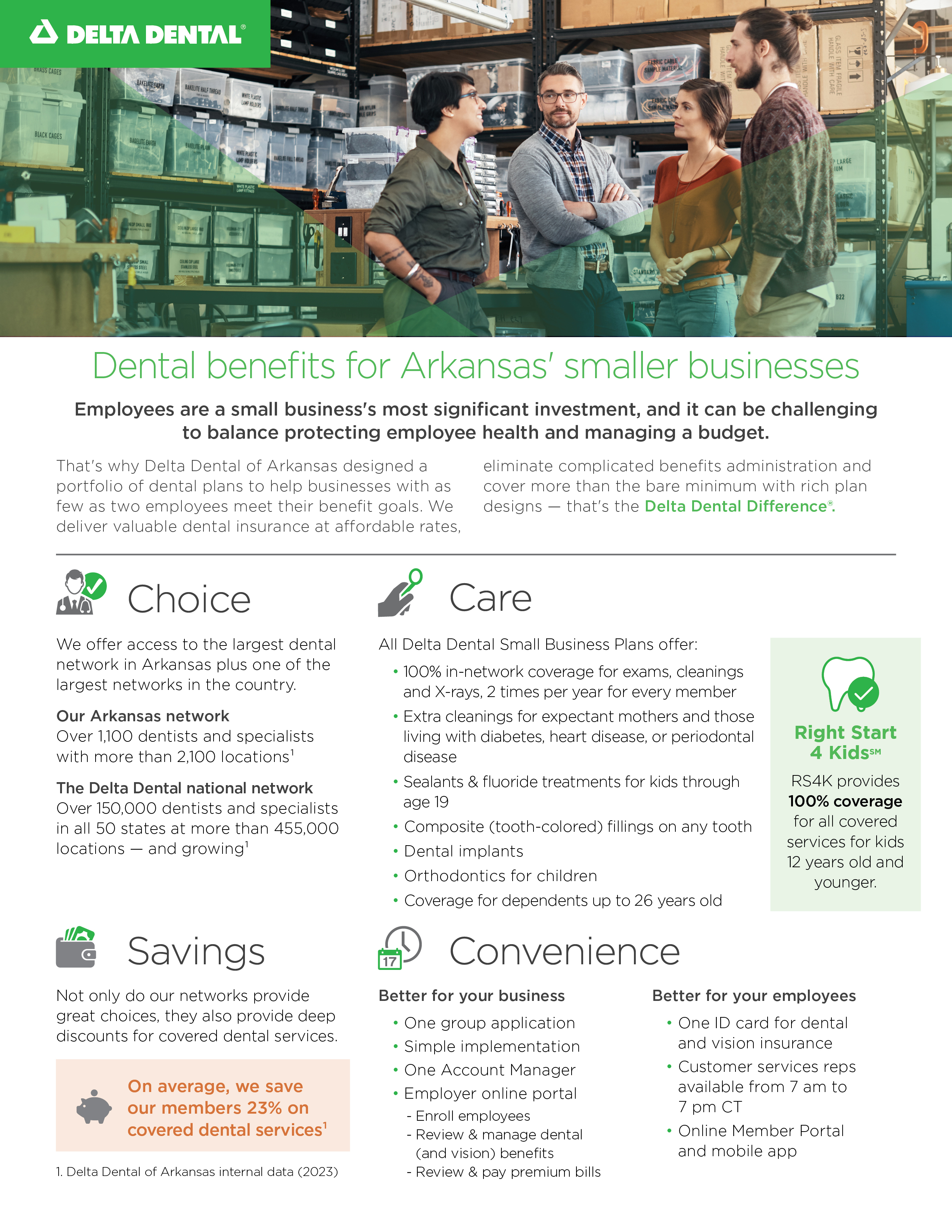 DDAR Small Group Dental Flyer (All Plans)