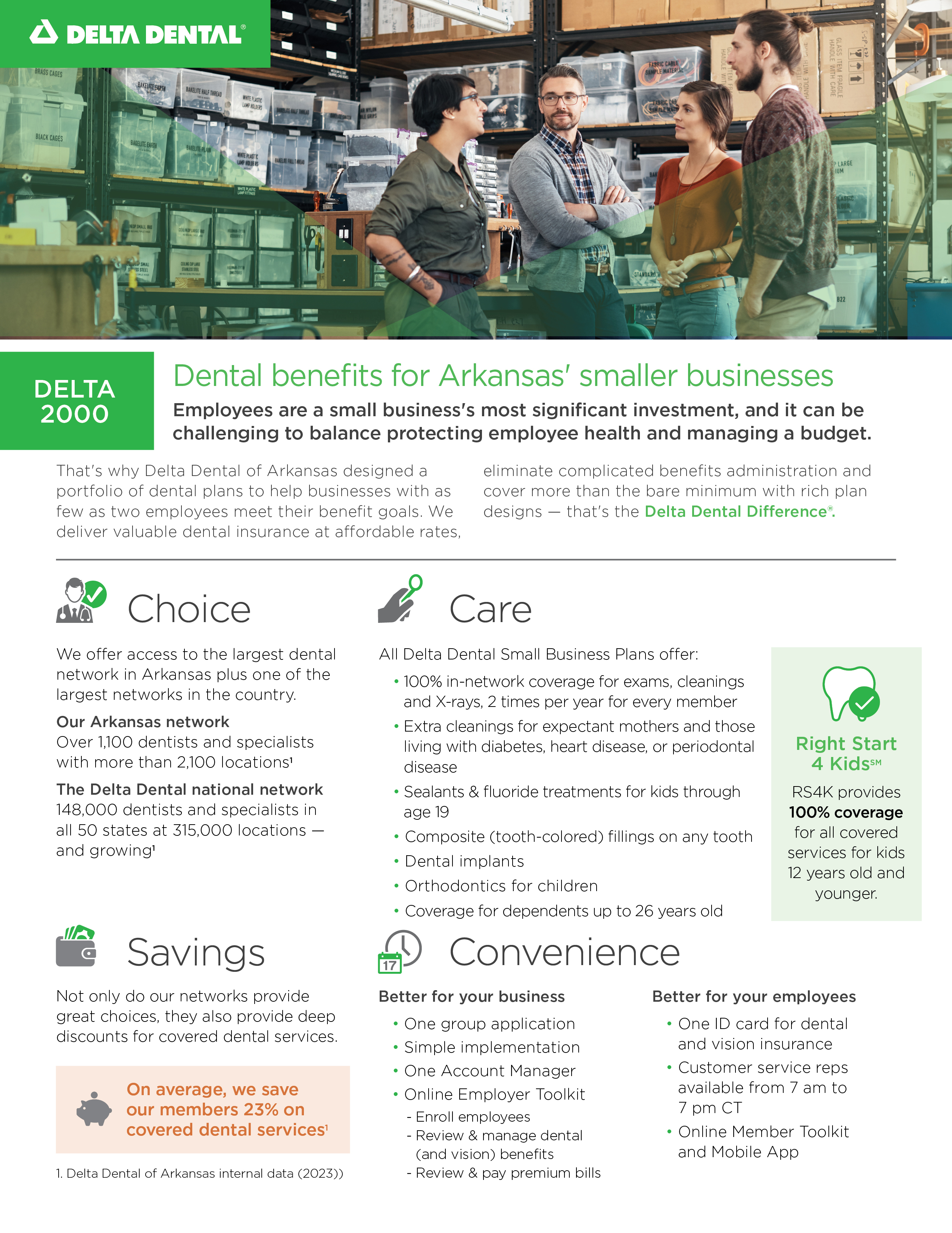 DDAR Small Group Plan 2000 Flyer